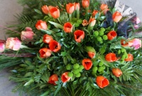 Wieniec z tulipanem
